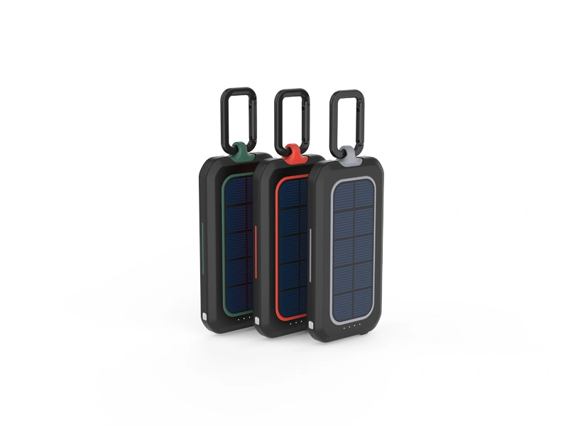 10000mAh Waterproof Power Bank with Solar Panel（IP67）